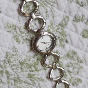 Quartz Women's Silver and Grey Watch
